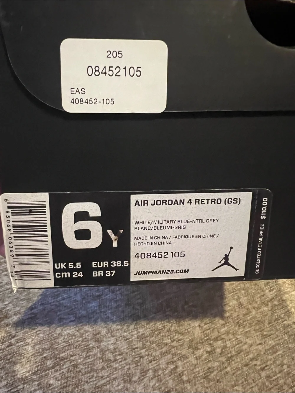 Air Jordan 4 Retro Military Blue